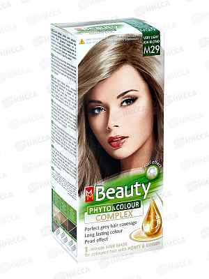 Краска для волос, тон M29 Пепельный блондин, 125 г, MM Beauty Phyto&Color Coplex