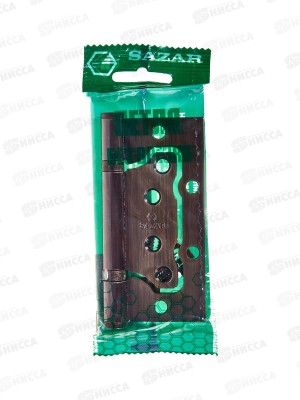 Петля без врезки 100*75*2,5 AB бронза 2BB Сазар *2