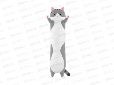 Кот Батон Серый, 90см, 21306/90