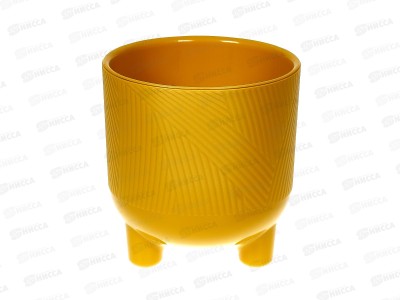 Горшок для цветов Фита 1,45л Медовый (с вкладкой) д.13  *15