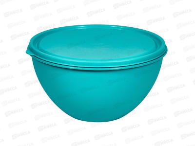 Миска 2л с цветной крышкой тиффани Ангора *18