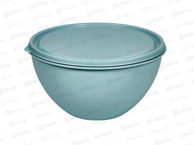 Миска 4л с цветной крышкой индиго Ангора *12