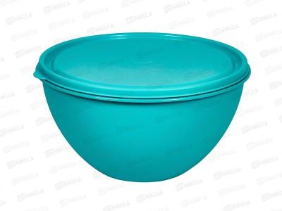 Миска 4л с цветной крышкой тиффани Ангора *12