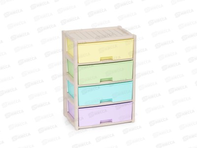 Комод 4-х секционный &quotКолорит&quot широкий Цветной М8822 *1