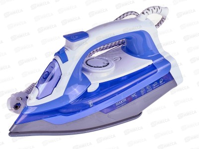 Утюг MAX-YB-CR207/PG, 2600 Вт, керамика, цвет белый, фиолетовый, серый, MAXTRONIC