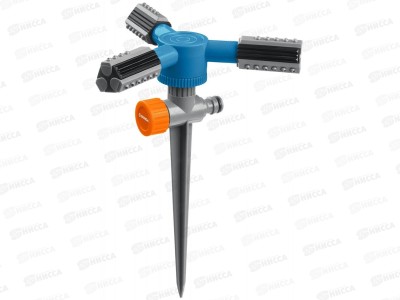 Полив GRINDA PROLine RR-P 75м2 на пике 3 профессиональных сопла,распылитель круговой