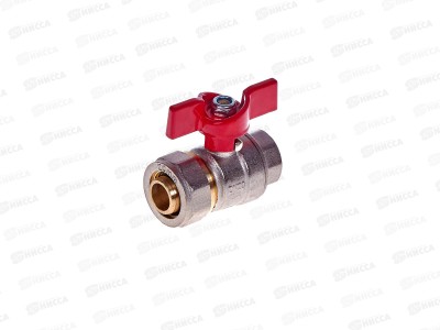 Кран шаровой для металлопластиковых труб цанга-гайка 20х1/2, 36229 PROFLINE