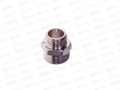 Ниппель переходной 1/2х3/8 НН (никель), 36368 PROFLINE