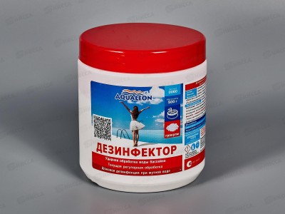 Дезин. средство быстрый хлор Agualeon в гранулах 0,5кг, 0060  *12