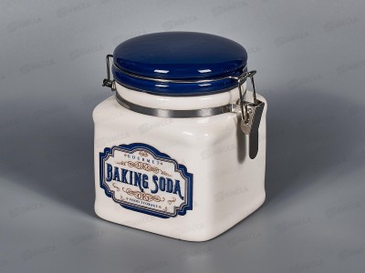 Банка для сыпучих продуктов (клипс) &quotGourmet&quot 480мл, 11,5х9,5х11,5, L2521077  *36