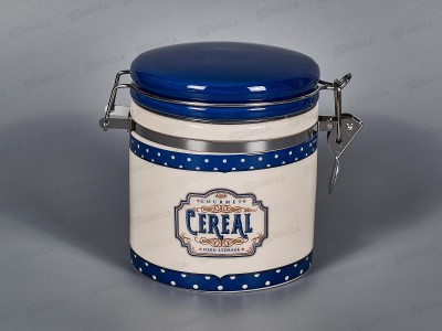Банка для сыпучих  продуктов (клипс) &quotGourmet&quot 480мл, 11,5х10х11,5, L2521080 *24