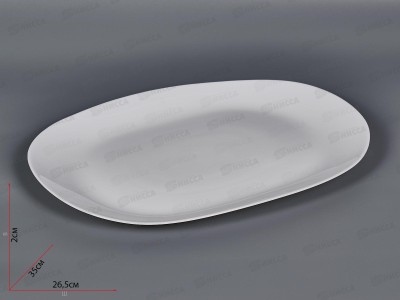 Блюдо овальное d-35,5см 100б-тбл14 *2/24