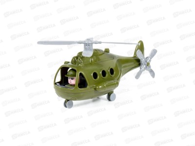 Вертолёт военный &quotАльфа&quot 72436 (в сеточке)  *24