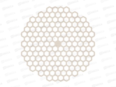 Решетка мойки &quotСоты&quot бежевый М8397 *50