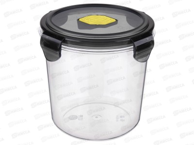 Контейнер для продуктов 1,15л &quotBrilliant&quot круглый герметичный Черный 431179713 *12 БП