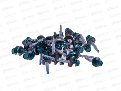 Саморез кровельный RAL6005 4,8*29 (250шт) Зеленый мох, РусКрепеж   *16