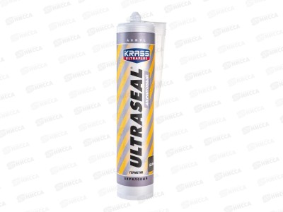 Герметик ULTRASEAL 260мл акриловый белый *12