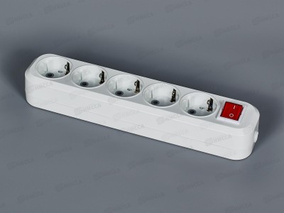Колодка IN HOME УЗВ-5-GRAND 5250 5-местн. с/з и выкл.