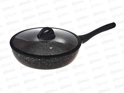 Сотейник Hi-Black d280 стеклянная крышка HB-022