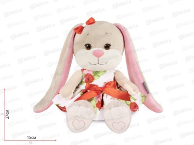 Зайка Jack&Lin Лин в летнем платье. 20см JL-02202308-20 в коробке