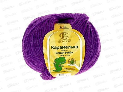 Пряжа Карамелька акрил 100% 50гр 175м Сирень-перс 059