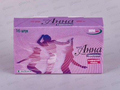 Тампоны &quotАННА&quot Люкс SPORT №16 мини *30