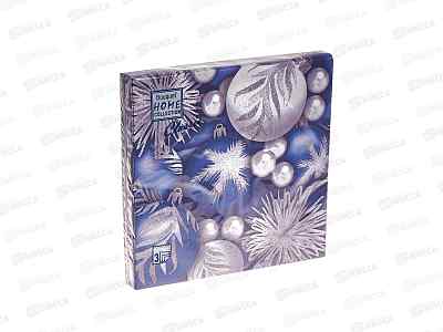 Салфетки 3 слойные 20 листовые 33*33 Bouquet Home Новогодние игрушки,37504*12
