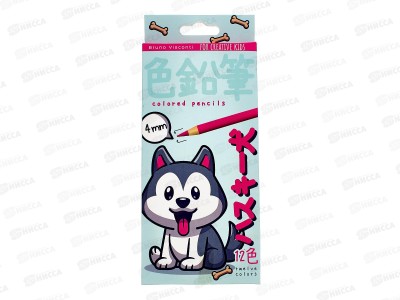 Карандаши 12 цветов АЛЬТ KAWAL ANIMAL 30-0127*12
