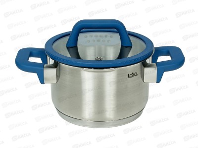 Кастрюля САПФИР 16x9см 2л, индукционное дно LR02-354