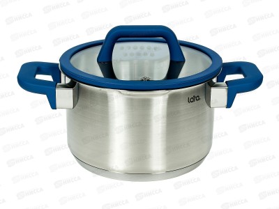 Кастрюля САПФИР 18х10см 2.7л, индукционное  дно, крышк LR02-791