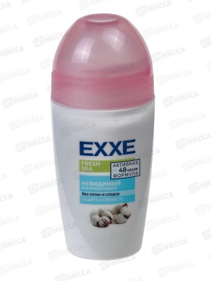 EXXE Дезодорант ролик Невидимый Fresh SPA 50мл женский *12 С0007383