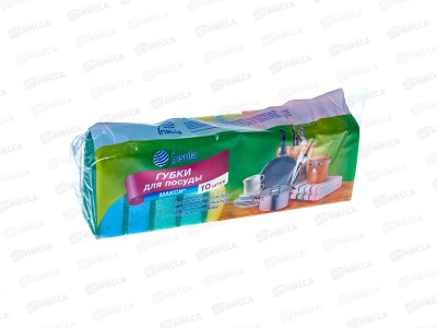 INSULA Губки для посуды МАКСИ 10шт *30