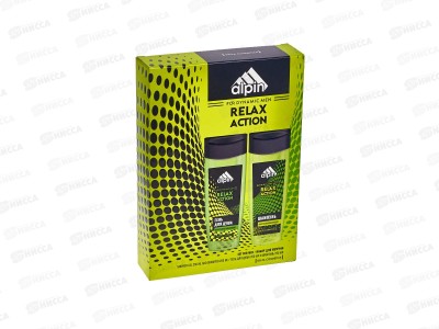 Relax Action Подарочный набор (гель для душа 250мл + шампунь 250мл) мужской *20