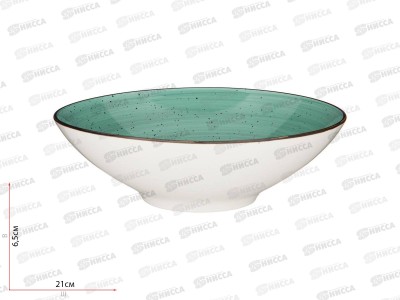 Салатник Bronco Nature 21*6см 750мл Мятный 263-1124 *16