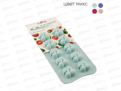 Форма для выпечки силикон Вишенки 8 ячеек KT-S-363