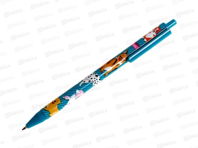 Ручка автоматическая Hatber Петзон,синяя масляная, 078449 *36