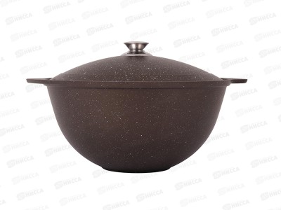 Казан 9,0л для плова АП кофейный мрамор кмк95а