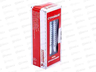 Шуруп сантехнический 10*120 (белый цинк 10шт) DIN571