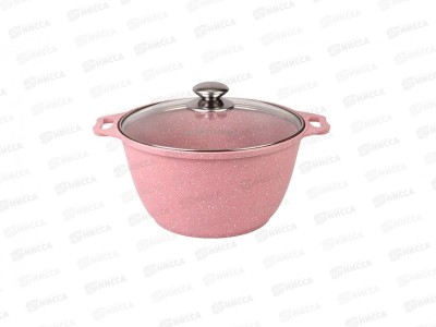 Кастрюля 4,0л Trendy style к41tsr Rose крышка стекло