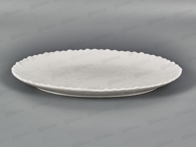 Блюдо сервировочное &quotМаршмеллоу&quot 34,5*23,5*3,5см (фарфор), 0530286 *16