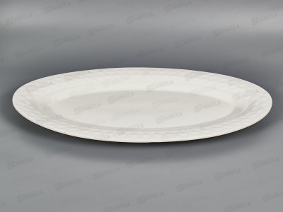 Блюдо сервировочное &quotМаршмеллоу&quot 46*25*3,3см (фарфор), 0530292 *4/12