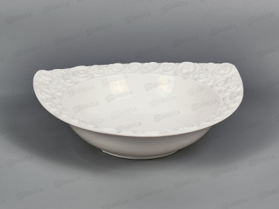 Салатник &quotМаршмеллоу&quot v=500мл 22*22*6см (фарфоровый), 0530295 *6/24