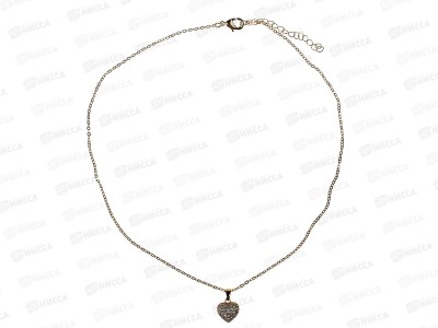 Цепочка на шею подвеска &quotАмор&quot 20см 684-0575