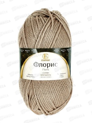 Пряжа Флорис 007 Лен меринос95%акрил5% 100гр 150м