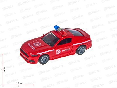 Машинка инерционная &quotBeBoy&quot (металл) IT108758, красный, 16*6*7см в коробке