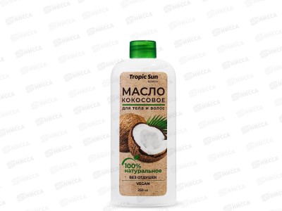 Krassa Tropic Sun Масло кокосовое для ухода за кожей и волосами 250мл *12
