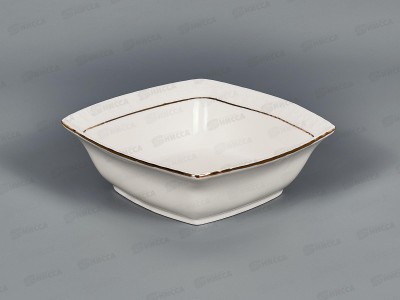 Салатник CS011613-A 13см 340мл Снежная королева квадрат 749786 *48