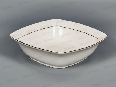 Салатник CS0111617-A 18см 780мл Снежная королева квадрат 749166 *24