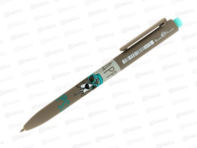 Ручка шариковая B.V. FunClick Псы на стиле,синяя,20-0297/08*27