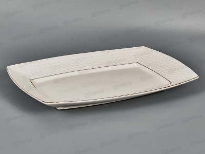 Блюдо прямоугольное CS222739-A 39см Снежная королева 749290 *8